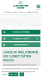 Mobile Screenshot of globetrotter-reisen.de